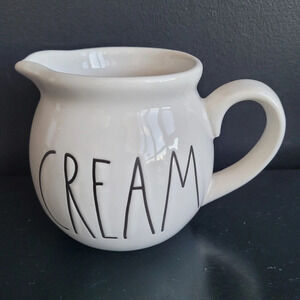 Rae Dunn Creamer Large Letter Cream Artisan Collection by  Magenta
